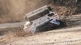 WRC MonteCarlo 2024 • Friday MAX ATTACK amp Narrow section [upl. by Bonnibelle]