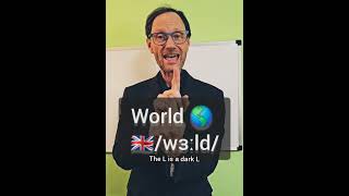 Pronounce WORLD 🌎 wɜːld in BRITISH ENGLISH 🇬🇧 english hablaingles englishaccent learnenglish [upl. by Eelram2]