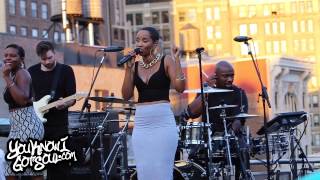 Vivian Green Performing quotEmotional Rollercoasterquot on Capitol Records Rooftop NYC [upl. by Boycie312]