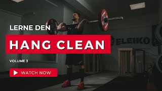 Umsetzen ad Hang  Hang Clean  Gewichtheben  Weightlifting  Olympic Lifting [upl. by Udelle]