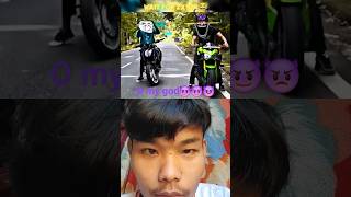 DONT MISS THE END 😂❤🔥।। motovlogboyrider boysbike race girlbikeride riders funny shortsare [upl. by Macgregor]