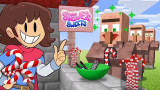 Opening a CANDY STORE In Minecraft [upl. by Jacinda]