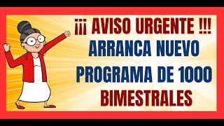 ✅💥EN VIVO URGENTE✅💥INICIA REGISTRO DE NUEVO PROGRAMA DE 1000 PESOS BIMESTRALES✅💥OTROS BENEFICIOS✅💥 [upl. by Nahrut]