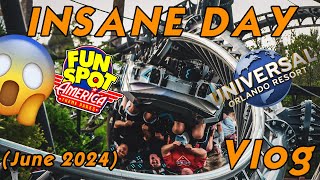 INSANE DAY AT FUN SPOTUNIVERSAL STUDIOS ORLANDO VLOG Day 2 Orlando Informer Meetup June 2024 [upl. by Garrot]