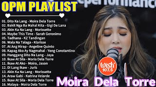 MOIRA DELA TORRE💖 BAGONG OPM HUGOT WISH 1075 PLAYLIST 2023 💝 BEAUTIFUL OPM LOVE SONGS [upl. by Htederem]