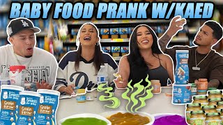 BABY FOOD PRANK ON KAED [upl. by Wilser]