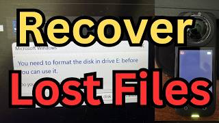 SD Card Not Recognized How I Recovered My Videos Without Formatting [upl. by Haropizt]