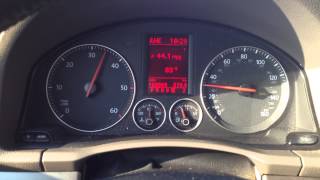 2006 VW Jetta 19 TDI  Acceleration 0100 kmh 060 MPH [upl. by Tuttle]