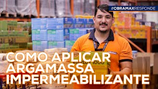 Argamassa Polimérica O Que É Benefícios e Indicações para Impermeabilização [upl. by Nylesoy]