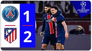 PSG vs Atlético de Madrid 12  All Goals amp Extended Highlights [upl. by Alair765]