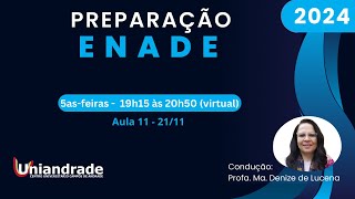 PREPARAÇÃO ENADE 2024  Aula 11 [upl. by Fesuy]