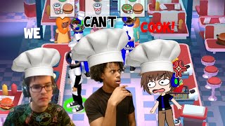 4 Youtubers And One Kitchen What Could Go Wrong  Free Random Games [upl. by Sirod]