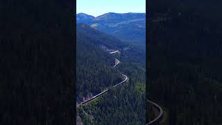 Climbing the Side of the Mountain next to DONNER LAKE [upl. by Yetac]