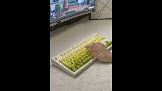 The sound is so healing Keyboard recommendation suitable for girls Mechanical keyboard Customized [upl. by Goldner]