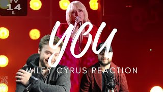 YOU  MILEY CYRUS  LIVE NYE NBC  REACTION [upl. by Robillard44]