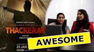 Thackeray Official Trailer Reaction  Nawazuddin Siddiqui Amrita Rao [upl. by Ajet]