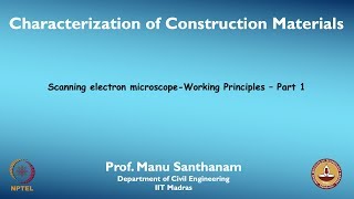 Scanning electron microscope Part 2 Working Principles  Part 1 [upl. by Atteve]