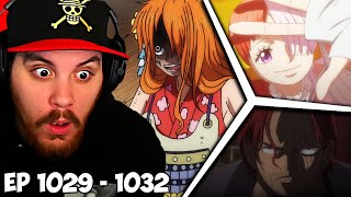 One Piece Episode 1029 1030 1031 1032 Reaction  SHANKS DID WHAT [upl. by Frederique]