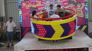 Kiddie mini tagada ride testing in Beston Amusement Factory [upl. by Adiana]