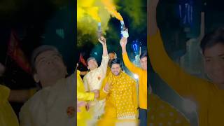 Ishaan bhai ki haldi main humne machaya dhamaal ❤️🤗 wedding haldi brother shortvideo shorts [upl. by Senaj48]