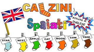 🧦 GIORNATA dei CALZINI SPAIATI 🧦 Attività Didattiche in INGLESE sul Mismatched Socks Day [upl. by Jesselyn]