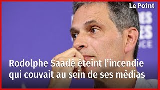 Rodolphe Saadé éteint l’incendie qui couvait au sein de ses médias [upl. by Ocir]