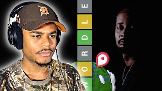 Danny Brown  Quaranta REACTION  Geoguessr amp Wordle etc [upl. by Rebmeced883]