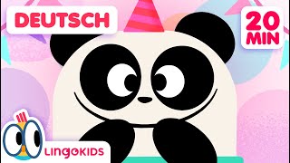 Lass uns DEIN GEBURTSTAG feiern 🎈🎉 Geburtstagslieder  Lingokids auf Deutsch [upl. by Booma]