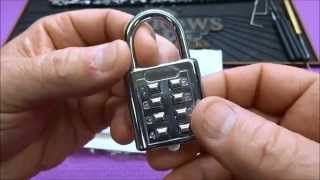 532 Chinese Push Button Lock from Tjita1 [upl. by Alodi]