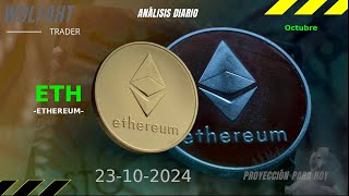 Predicción de ETH 23102024 – Análisis diario de Ethereum – precio de ethereum hoy [upl. by Durno]