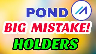 Pond coin Price Prediction Today Marlin POND News Today Marlin Crypto [upl. by Gayel]