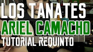 Los Tanates  Ariel Camacho  Tutorial  REQUINTO  Como tocar en Guitarra [upl. by Kela104]