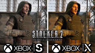 Stalker 2 Heart of Chornobyl Xbox Series X vs Xbox Series S Graphics Comparison [upl. by Malachy]