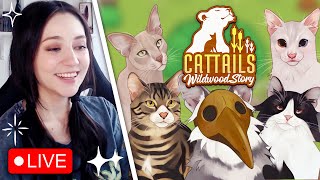 🔴 První dojmy z boží hry Cattails Wildwood Story 😻 gifted [upl. by Hedberg995]