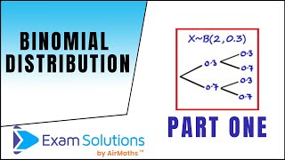 Binomial Distribution Introduction  ExamSolutions [upl. by Ritchie]