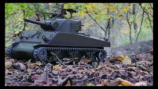 Sherman M4A3 Panzer henglong 4K Pt1 [upl. by Aliehs]