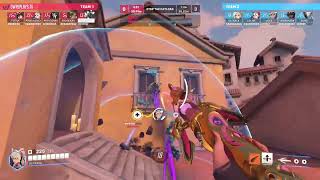 Mercy Main Placement 10 ♡ 3144 by ASTRAEA — Overwatch 2 Replay M6XCVP [upl. by Barnebas833]