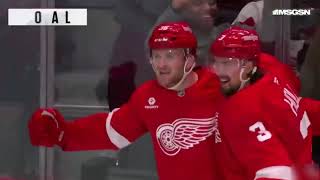 Red Wings Scores Two Goals In 25 Seconds Against New Jersey [upl. by Norrag143]