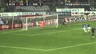 COPPA UEFA 20062007 LIVORNO vs Glasgow Rangers 23 Highlights BBC Sport Scotland [upl. by Notserp]