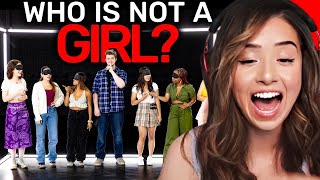 Pokimane reacts to 6 Girls vs 1 Secret Boy [upl. by Kathlene]