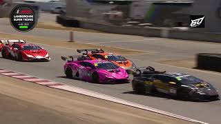 Race 1 – 2023 Lamborghini Super Trofeo Cup At WeatherTech Raceway Laguna Seca [upl. by Skylar]