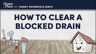 How to Unblock a Sink Drain [upl. by Spencer]