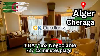 Ouedkniss Algerie Alger Cheraga appartement F2 Negociable [upl. by Gorrian49]