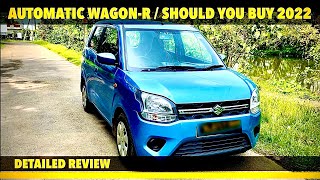 Maruti Suzuki Wagon R Automatic REVIEW  2022 [upl. by Ainala118]