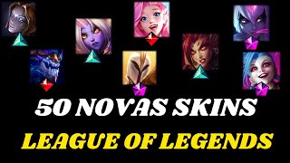 Todas as 50 Novas Skins do League of Legends [upl. by Einiar]