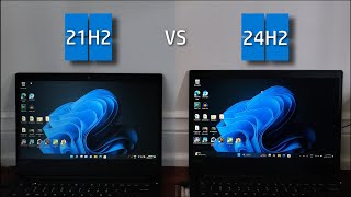 Windows 11 21H2 vs Windows 11 24H2  SPEED TEST [upl. by Abbey]