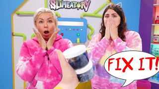 FIX THIS IMPOSSIBLE SLIME CHALLENGE Ryan and stove slime Slimeatory 669 [upl. by Sefton]