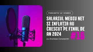 Salariul mediu net și inflația au crescut pe final de an 2024 [upl. by Dralliw]