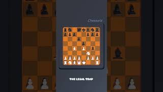 The Légal Trap in Chess chess [upl. by Adiene760]