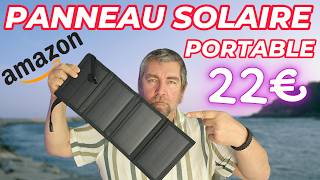 PANNEAU SOLAIRE DE CHEZ AMAZON  POUR SMARTPHONE [upl. by Snahc449]